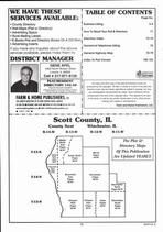 Scott County Index Map, Morgan and Scott Counties 2007